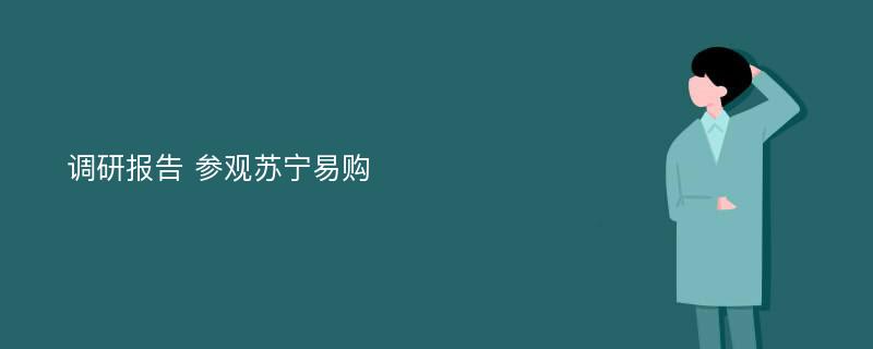 调研报告 参观苏宁易购